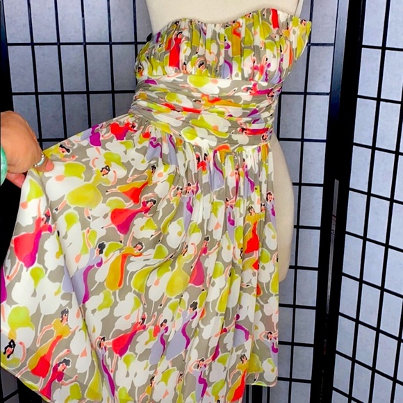 "Ted Baker London Size 0 Strapless
Ruched Cocktail Dress" The Dancing Ladyes - Picture 3 of 6